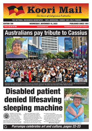 The Koori Mail front cover Issue 789