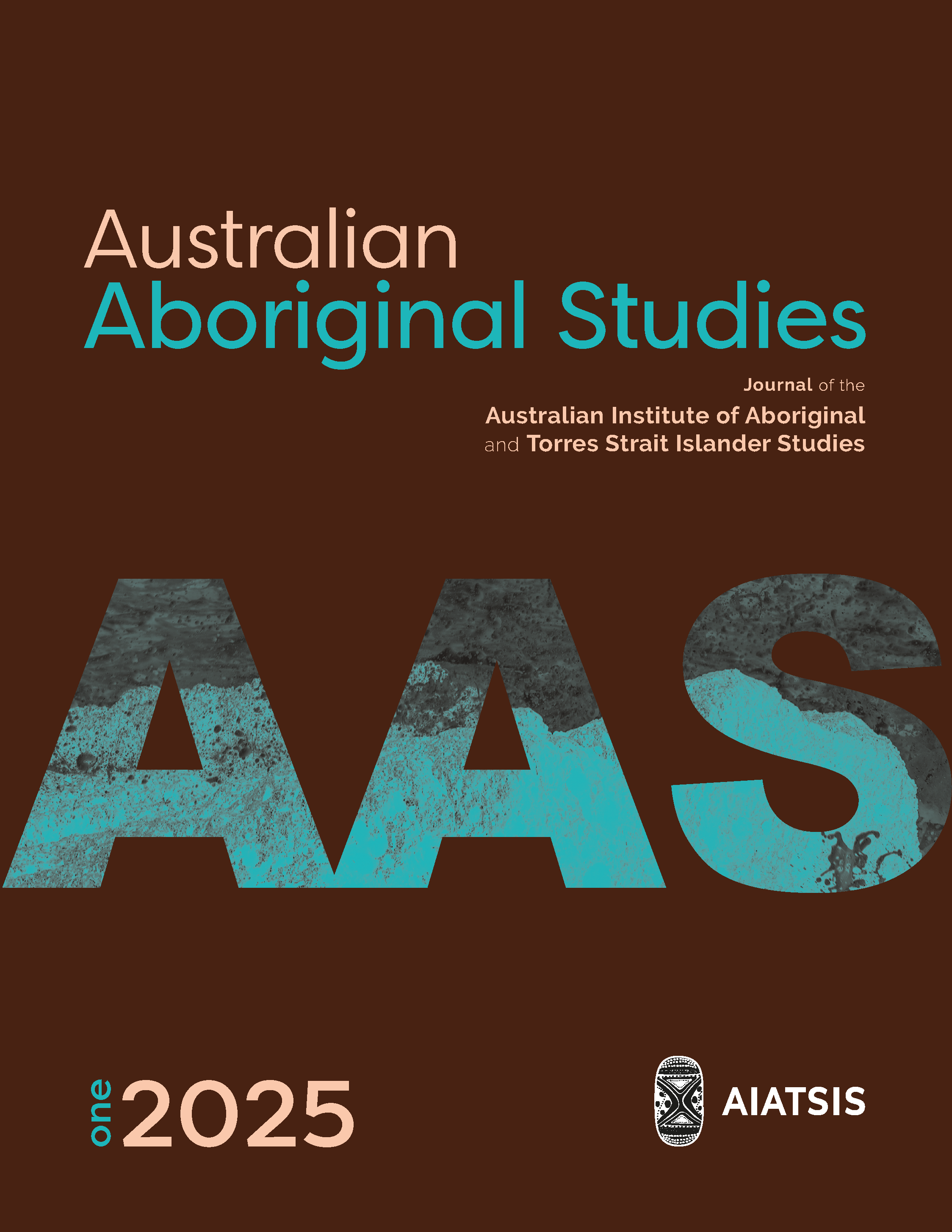 AIATSIS AAS Journal 2025 Issue 1 Cover