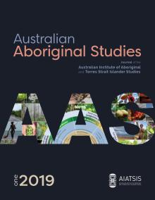 Australian Aboriginal Studies: Issue 1, 2019 cover