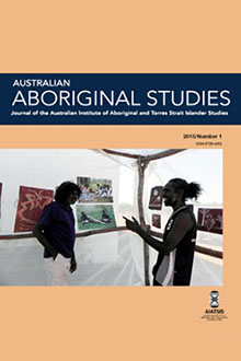 Australian Aboriginal Studies: Issue 1, 2015 cover image
