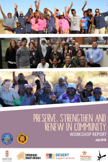Preserve, Strengthen and Renew in Community - Workshop Report