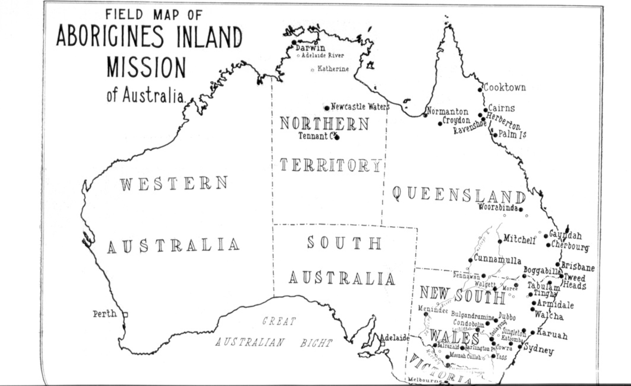 field map aborigines inland mission