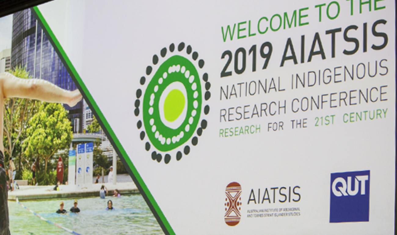 Welcome to Aboriginal and Torres Strait Islander Studies (AIATSIS) National Indigenous Research Conference 2019 poster