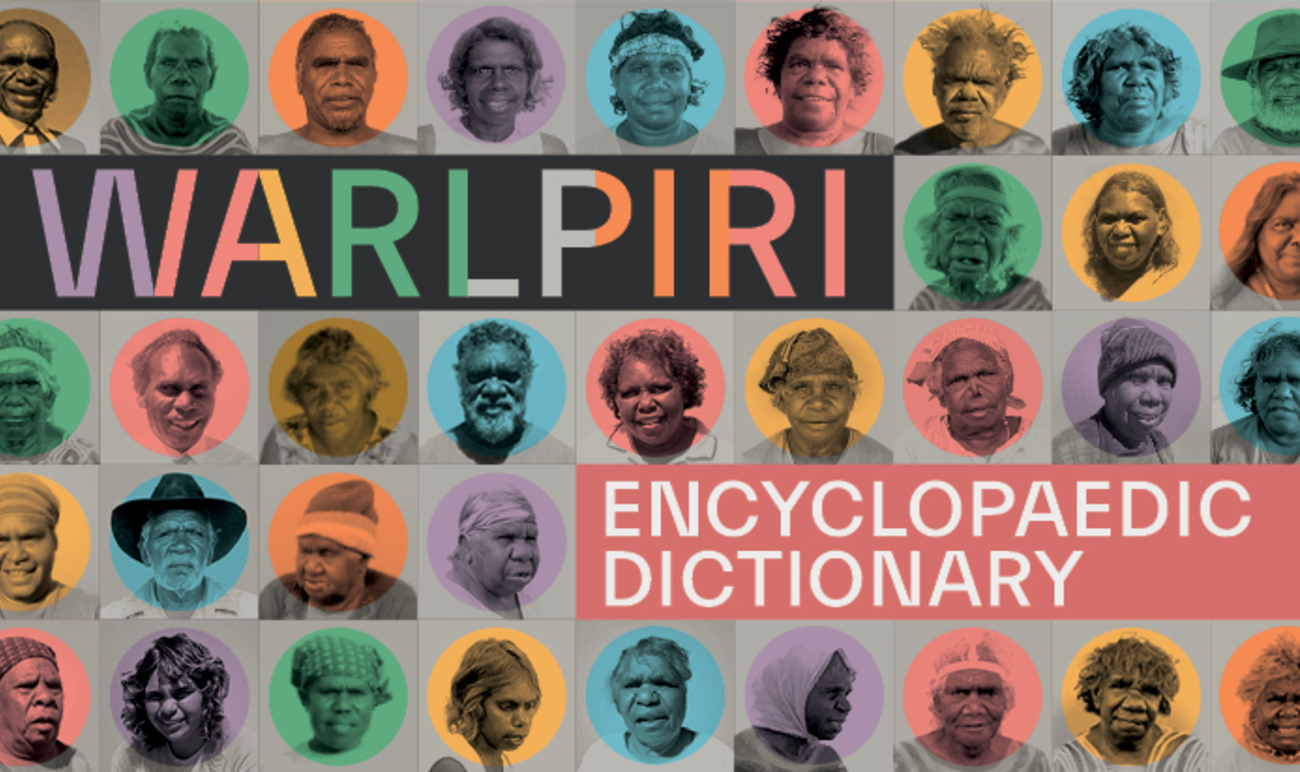 Warlpiri Encyclopaedic Dictionary banner