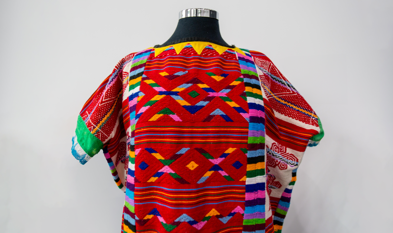 Huipil from the state of Oaxaca: traditional garment worn by indigenous women in southern Mexico.