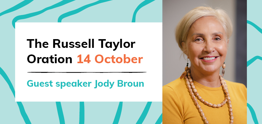 2022 Russell Taylor Oration banner