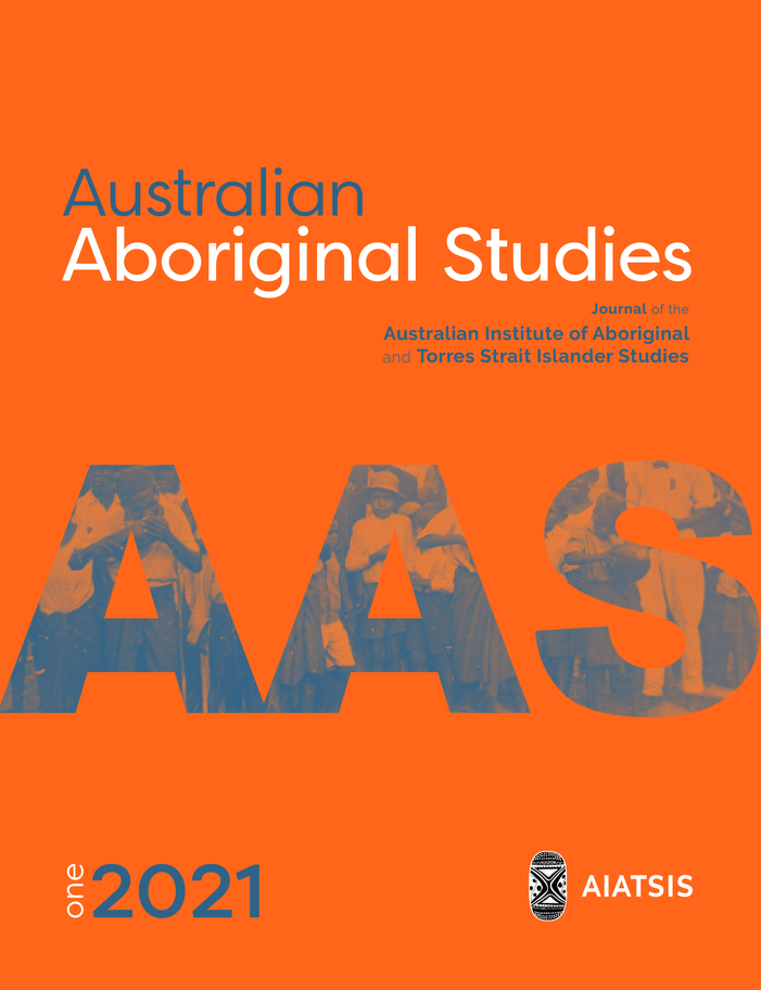 Australian Aboriginal Studies: Issue 1, 2021 cover