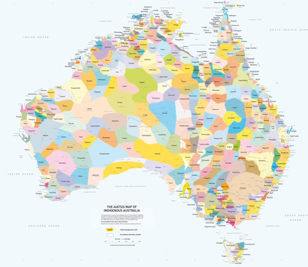 Map of Indigenous | AIATSIS