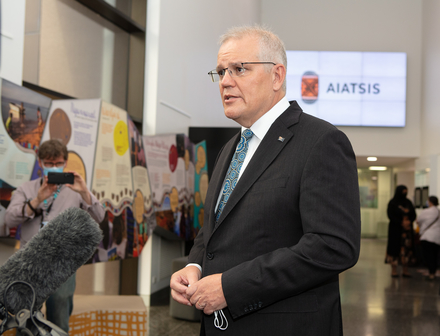 Prime Minister Scott Morrison at AIATSIS