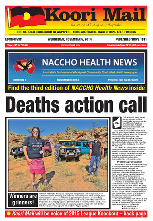 The Koori Mail cover issue 588