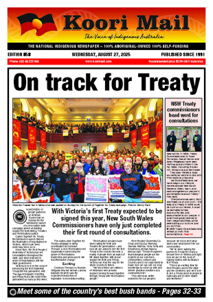 Koori Mail Issue 858 Cover